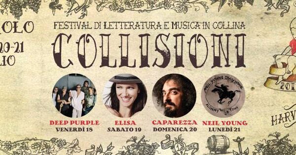 COLLISSIONE – Harvest Festival : dal 18 al 21 luglio grandi ospiti della musica internazionale